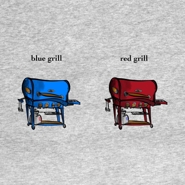 Red Grill, Blue Grill by Atmospheric Comics Company